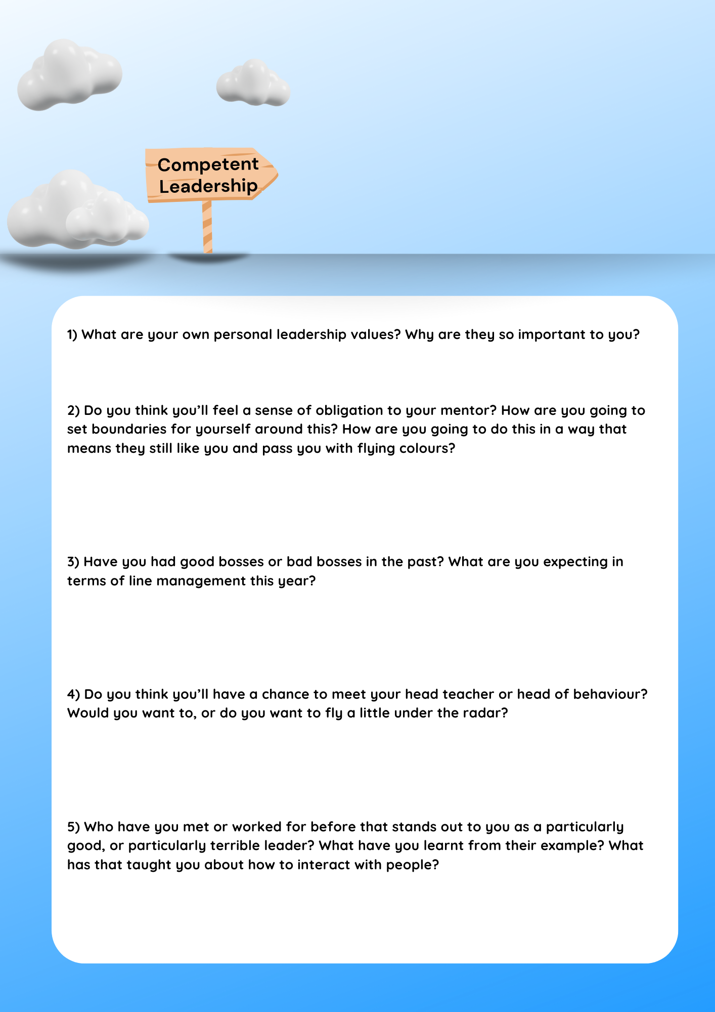 Behaviour For Learning Workbook