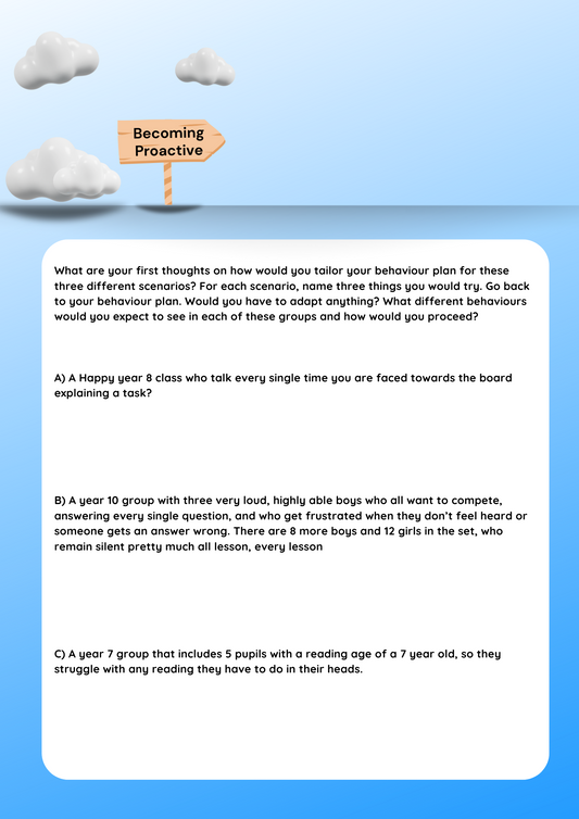 Behaviour For Learning Workbook